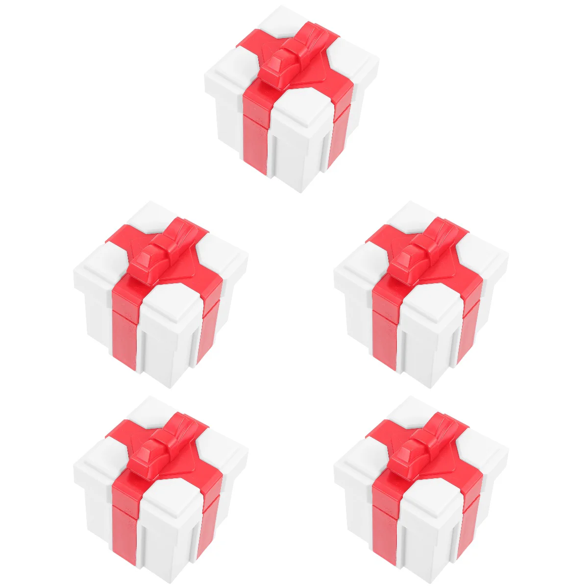 5pcs Ring Case Vintage Box Necklace Box Bowknot Storage Box