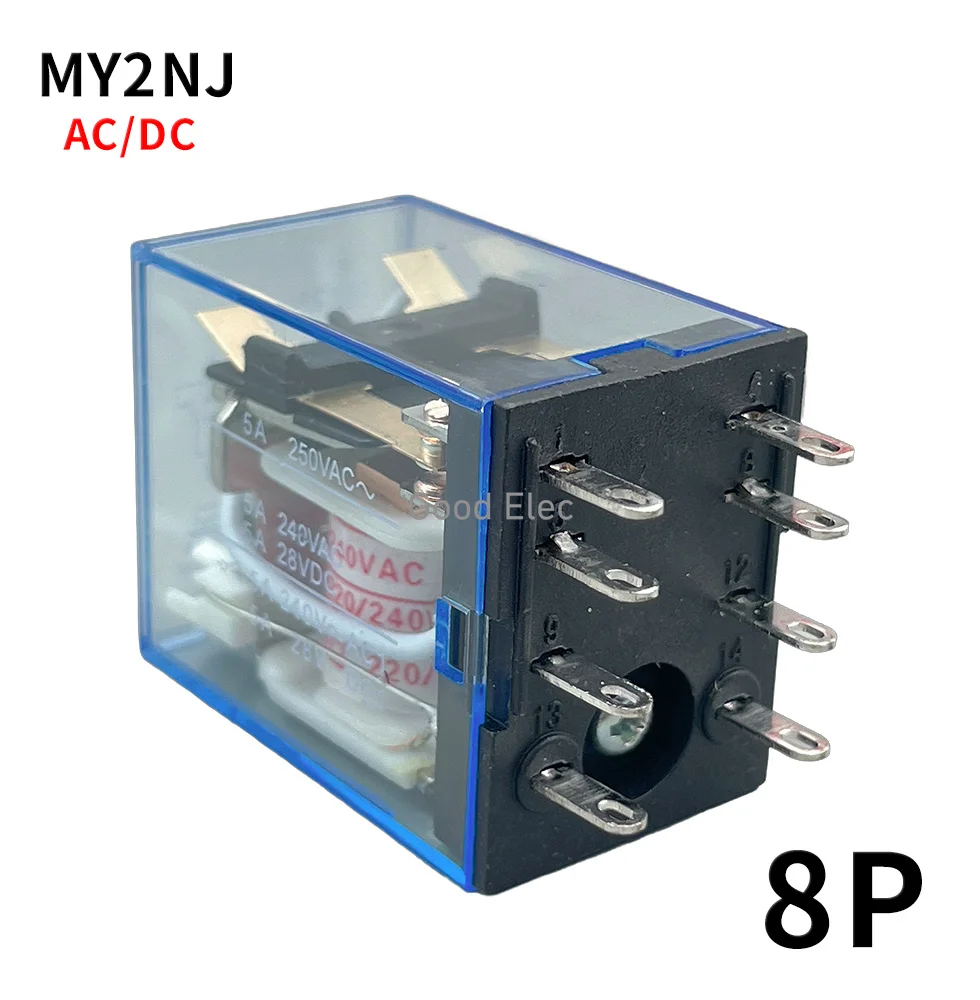 10 шт. 12 В 24 постоянного тока 110 220 переменного реле мощности катушки LY2NJ MY2NJ MY4NJ DPDT