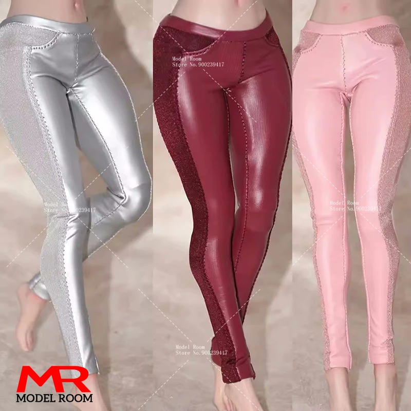 Индивидуальная модель женских кожаных брюк в масштабе 1/6 подходит для 12 дюймов Tbl