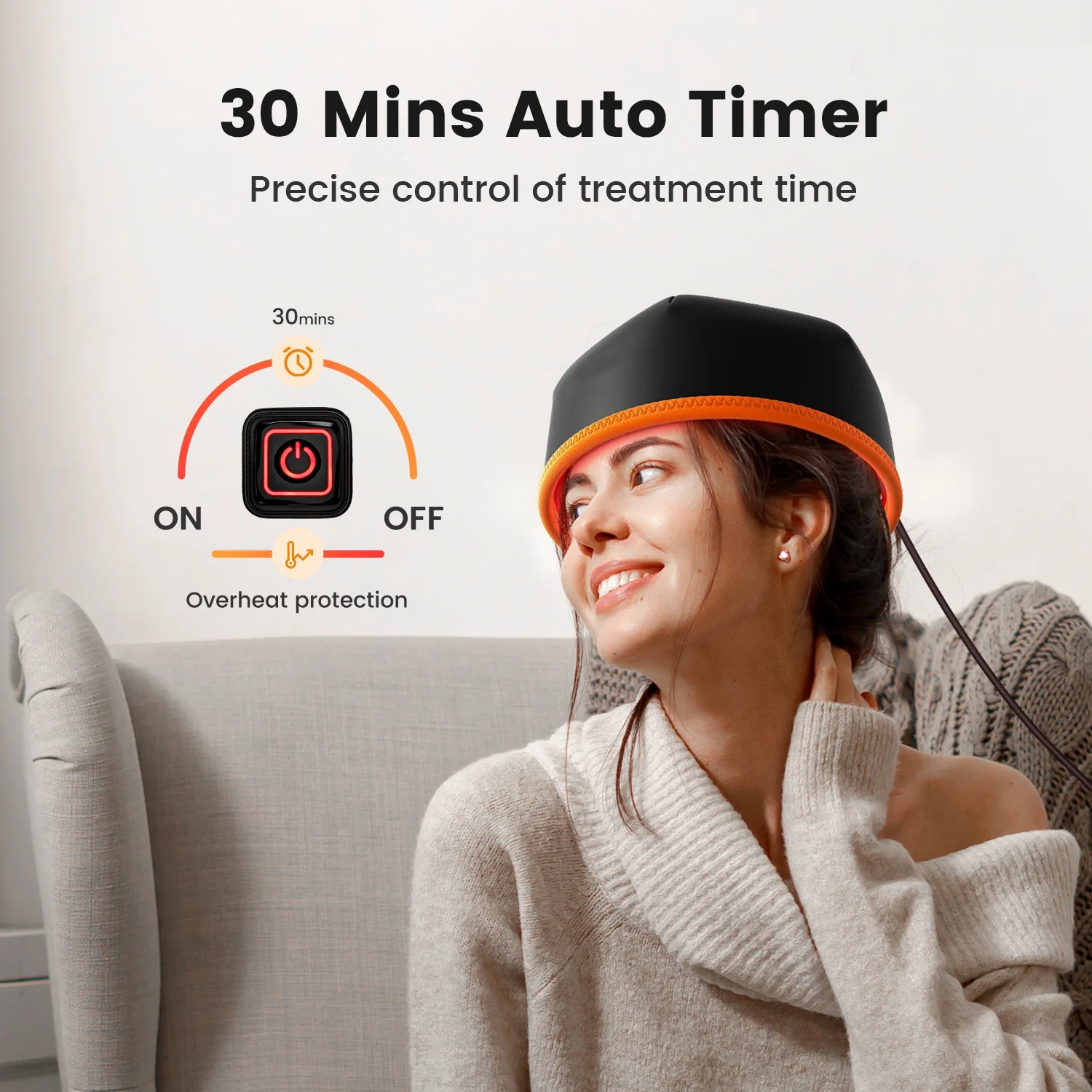 Красная лампа для роста волос средство ухода за волосами