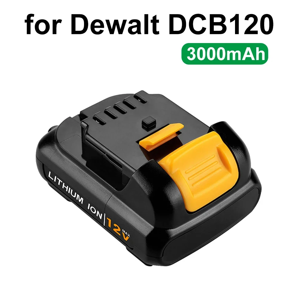 Замена литий-ионных аккумуляторов Dewalt DCB120 12 В 3 Ач аккумулятор DCB123 DCB125 DCB124 DCB122 DCD710