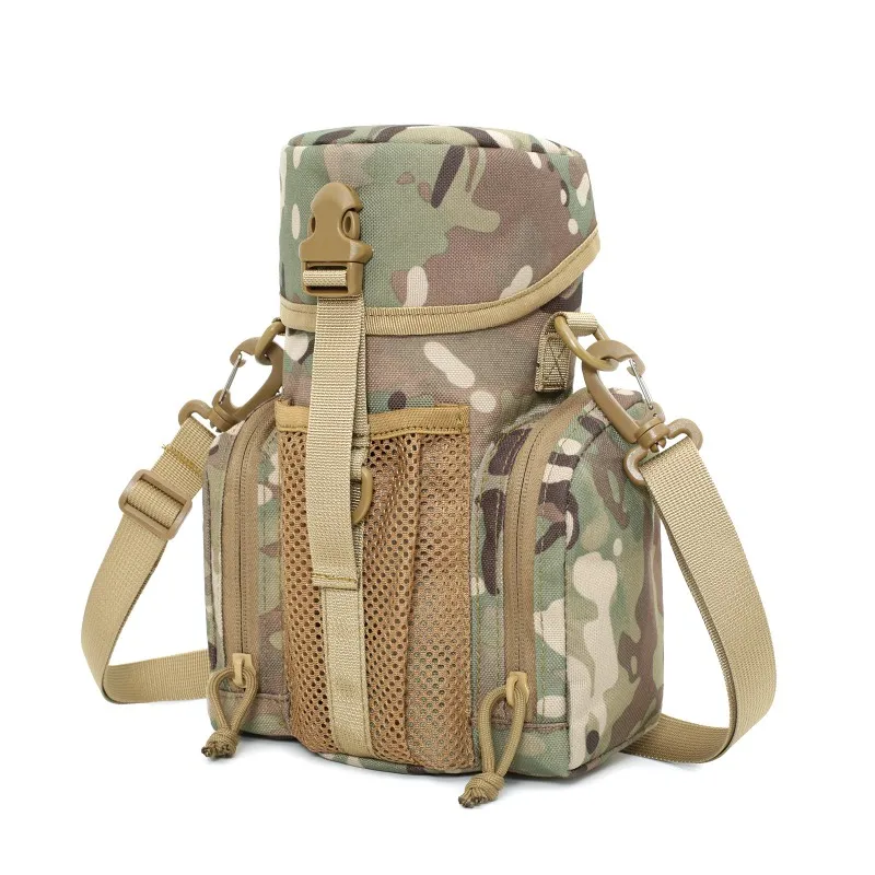 

Multifunctional Kettle Bag Outdoor EDC Tools Stroage Pouch Tactical Water Bottle Holder 2-3L Molle Camping Climbing Hunting Bag