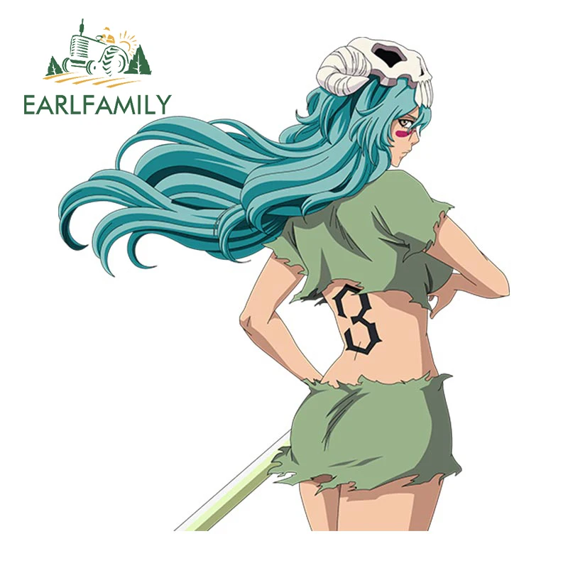 EARLFAMILY 13 см для Neliel Tu Oderschvank отбеливающая Автомобильная наклейка аниме креативная устойчивая к царапинам наклейка забавное украшение для ноутбука и багажника