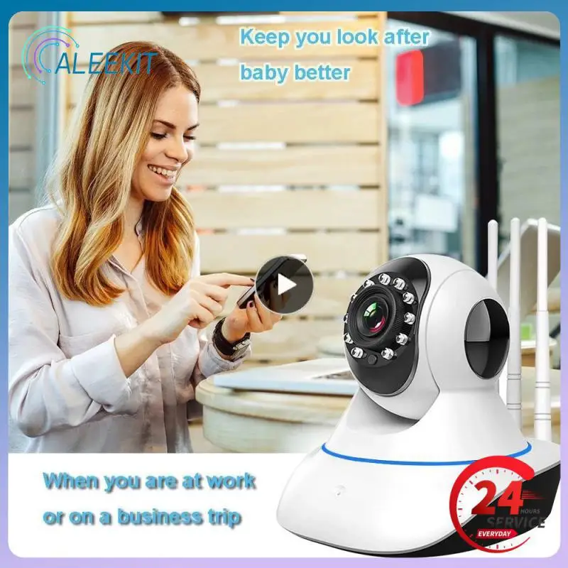 

1~6PCS Indoor Security 1080p Wifi Ptz Ip Camera 1080p Robot Camera 1.3 Mp Wireless Camera Smart Home Infrared Night