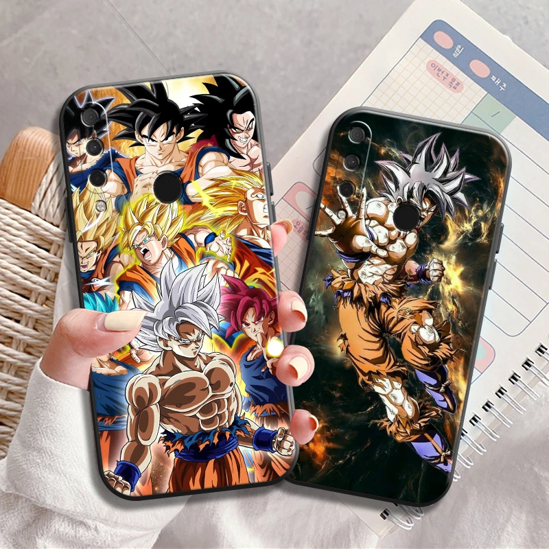 

Japan Anime Dragon Ball Phone Case For HUAWEI P20 P30 P40 Lite Pro Plus P20 Lite 2019 P Smart 2020 2019 Z 5G Liquid Silicon