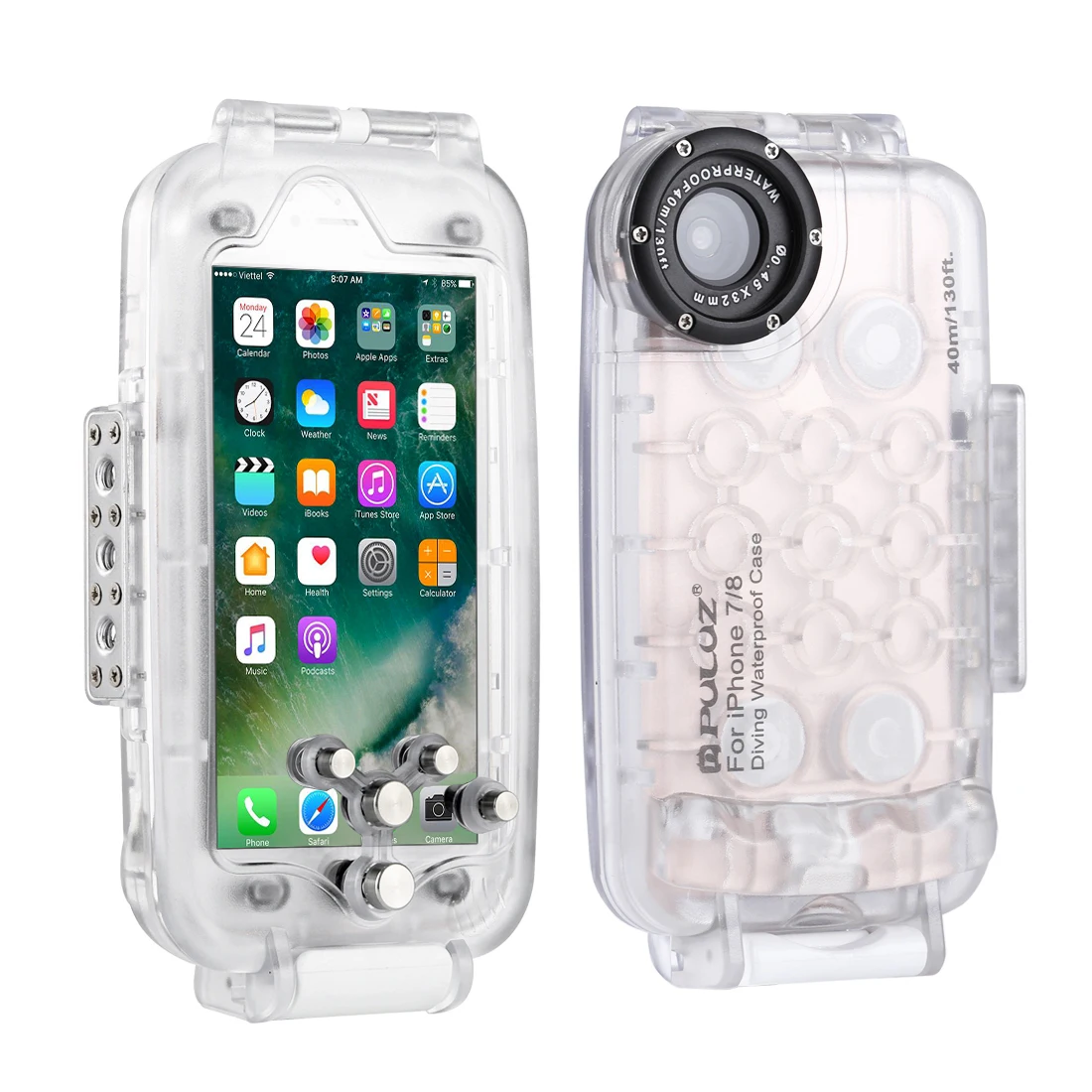 

puluz waterproof diving shell suitable for Apple XS mobile phone diving shell Apple full range of 40 meters diving shell
