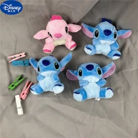 disney stitch brooch cartoon plush doll pin accessories blue alien monster clothes pins backpacks pendant decoration accessories