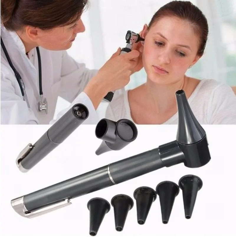

1 Set Medical Diagnostic Ear Light Otoscope Magnifying Clinical Ear Light Tool Set Cleane Tools Ear Protect Care Pen Nose