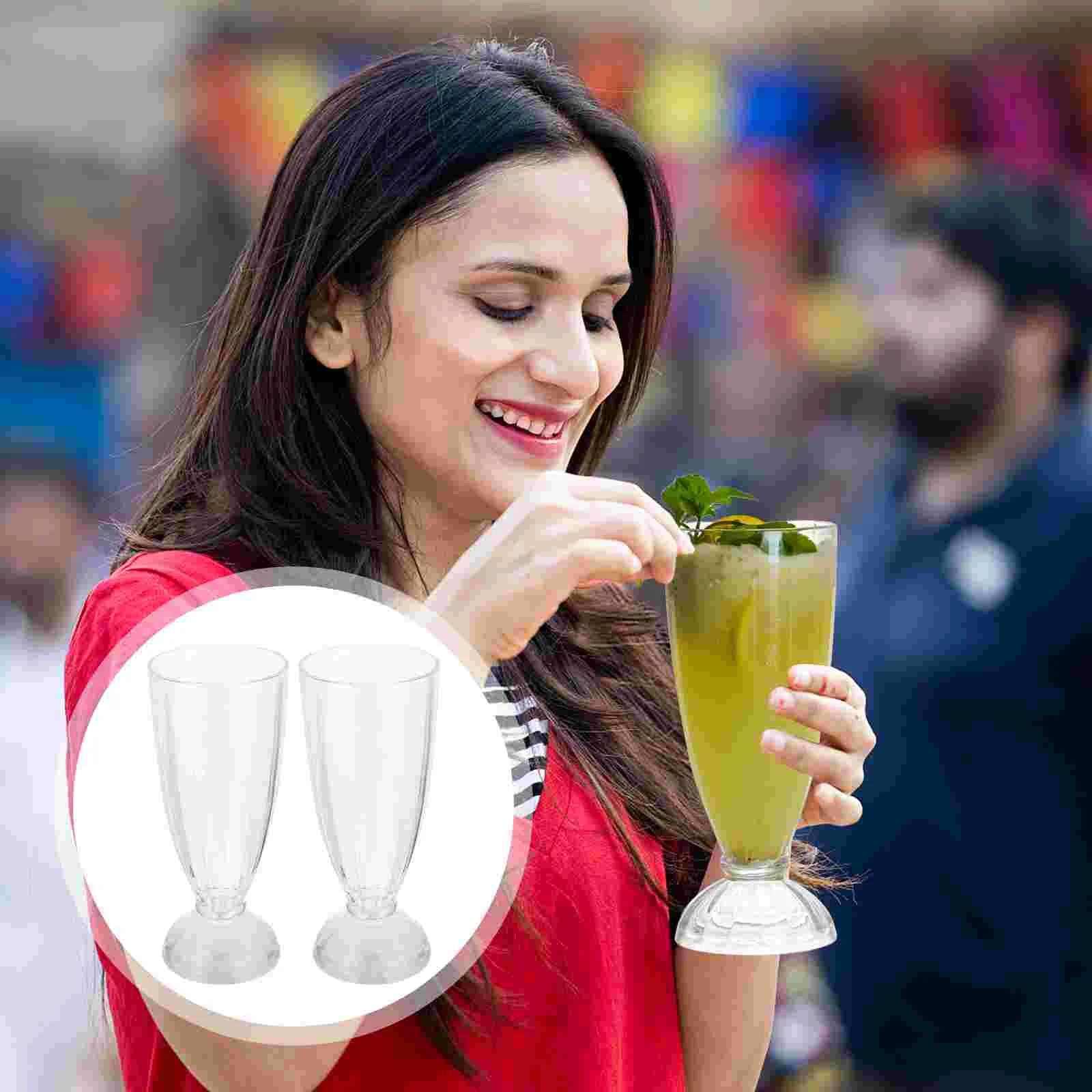 

Glasseswhiskey Shot Cups Unbreakable Goblet Champagne Cup Clearwhite Milktea Container Martini Beverage Acrylic Bar