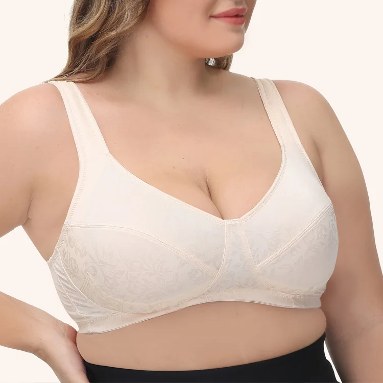 

Шерстяная подкладка без косточек, широкий плечевой ремень, женский бюстгальтер с полной чашкой, высококачественное ультратонкое нижнее белье с принтом, 80 85 90 95 100 105 110C D E