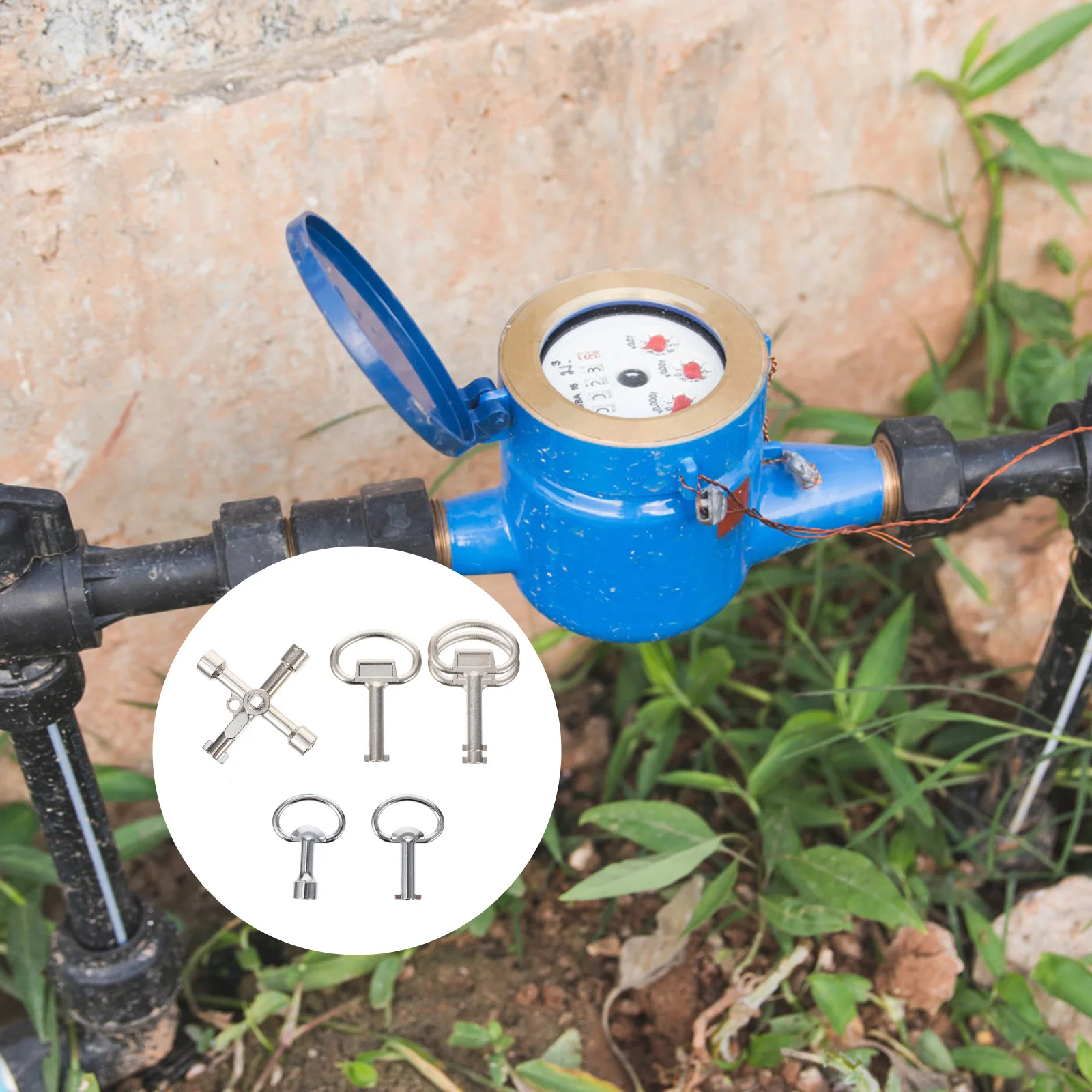 

Key Triangle Utility Triangular Plumber Spanner Cross Cabinet Service Alloy Zinc Kit Meter Water Keys Lockradiators Gas Electric