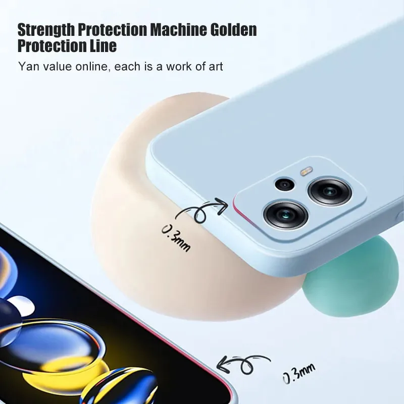 For Xiaomi Poco F5 Case For Poco F5 Cover Coque Shell Original Liquid Silicone Soft TPU Phone Funda Case For Poco F5 X5 Pro
