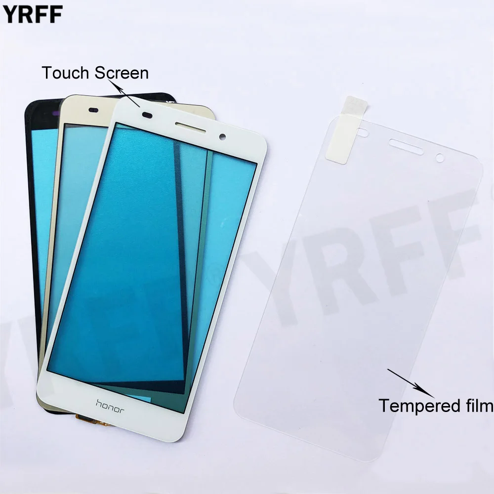 

Touch For Huawei Y6 II Y6II Touch Screen Digitizer Sensor Glass Panel Replacement Free Tempered Glass Film