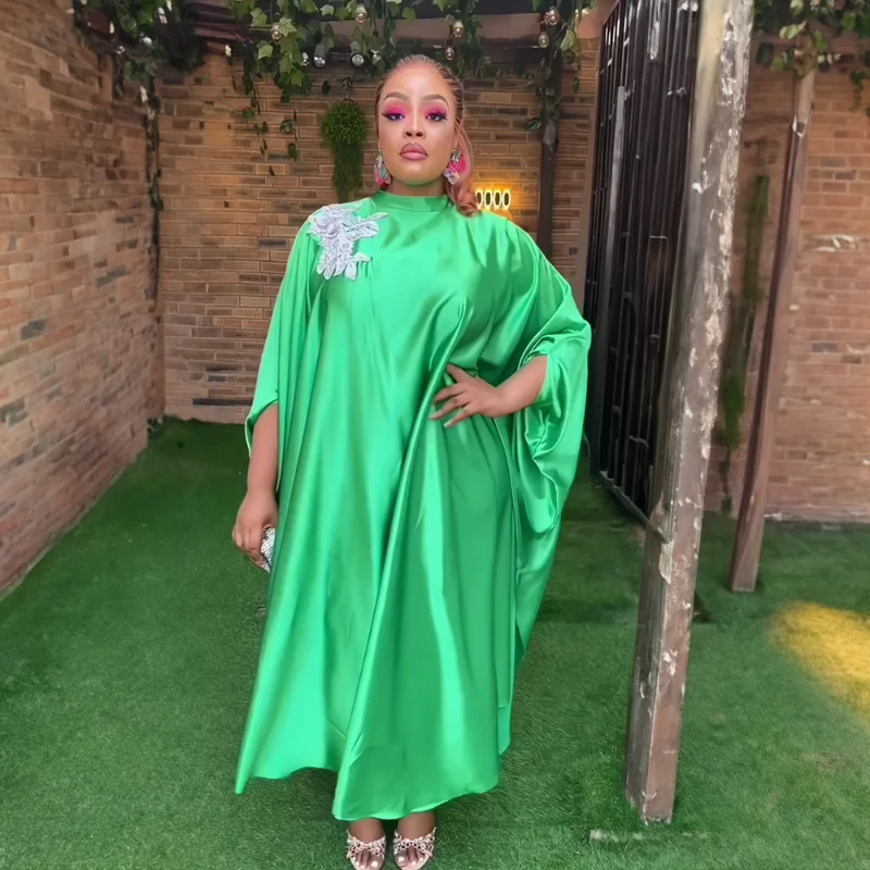 

African Wedding Party Dresses for Women Summer African Long Sleeve Polyester O-neck Dress African Robes Dashiki African Dress