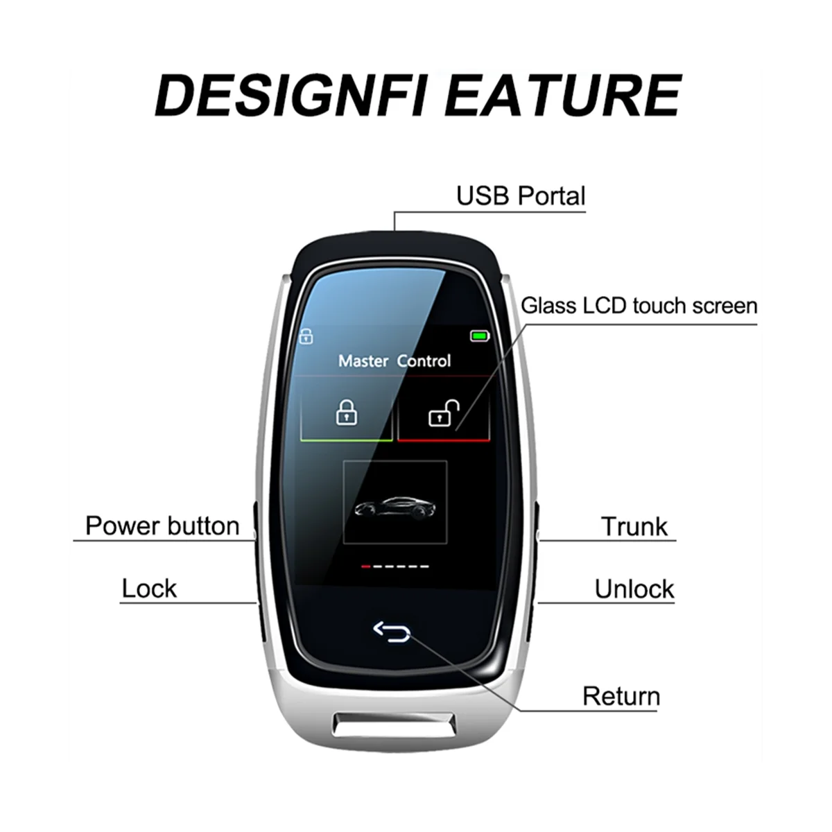 Универсальный дистанционный вход OBD умный ЖК-ключ без ключа для