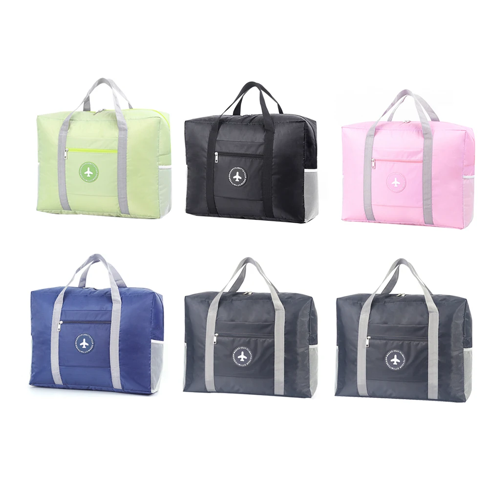 

Women Oxford Cloth Travel Bag Waterproof Tote Handbag Luggage Large Storage Bag Stylish Underwear Shoes Organizer