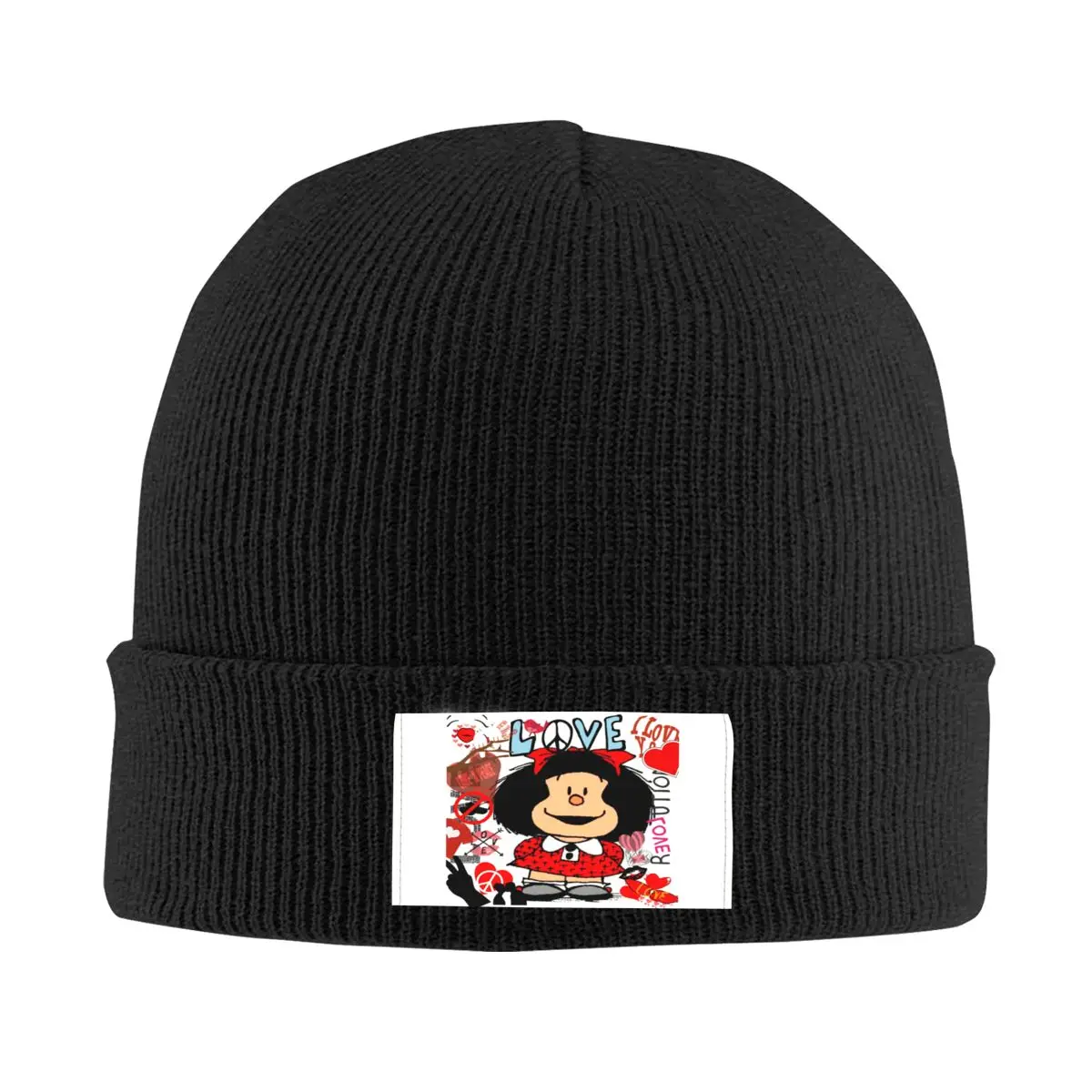 

Love And Mafalda Skullies Beanies Caps Men Women Unisex Hip Hop Winter Warm Knitted Hat Adult Bonnet Hats