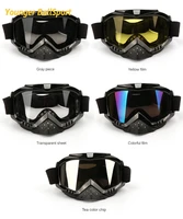 motorcycle protective gears flexible cross helmet face mask motocross goggles atv dirt bike utv eyewear gear glasses ski goggles