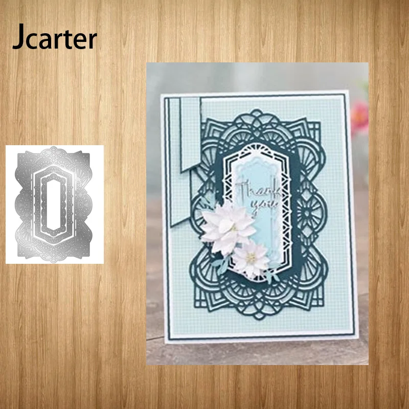 

2022 Metal Cutting Dies Polygon Cover Pattern Background Craft Stencil for Scrapbooking Card Make Shape Album Decoration Model