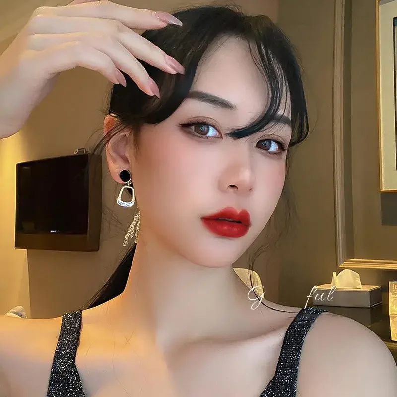 Элегантные женские универсальные модные украшения высококачественные серьги с