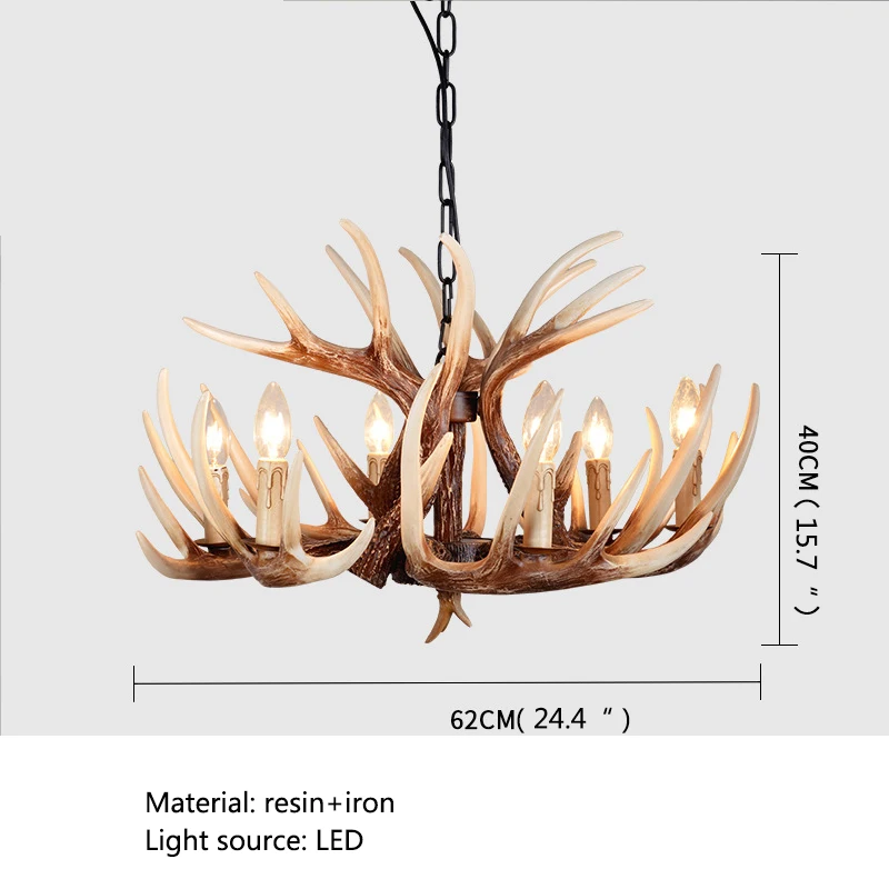 Люстра Hongcui LED с рогами