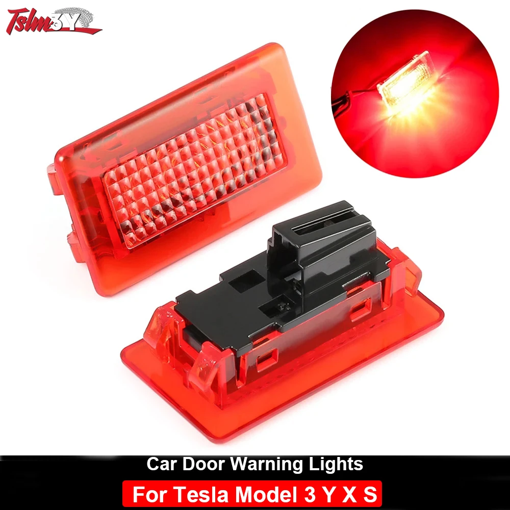 Светодиодные Сигнальные огни для дверей автомобиля Tesla Model 3 Y X S автомобильные
