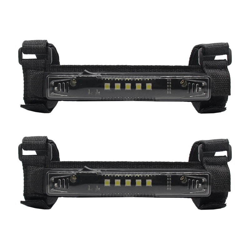 

Внутренсветильник для квадроциклов 2X UTV, универсальная Светодиодная лампа на крышу для Polaris RZR Can-Am, автомобильная Дымчатая оболочка