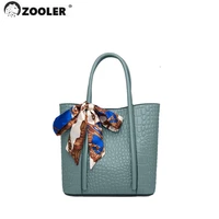 zooler handmade genuine leather bag girls original real skin shoulder bags pattern handbag ladies famous brandqs350
