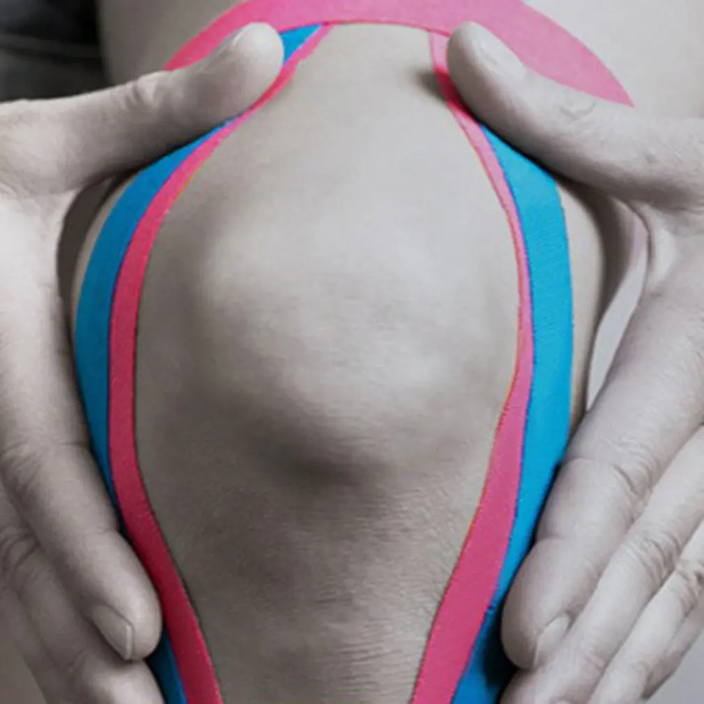 Кинезиологическая лента Атлетическая самоклеящаяся обмотка для снятия боли в