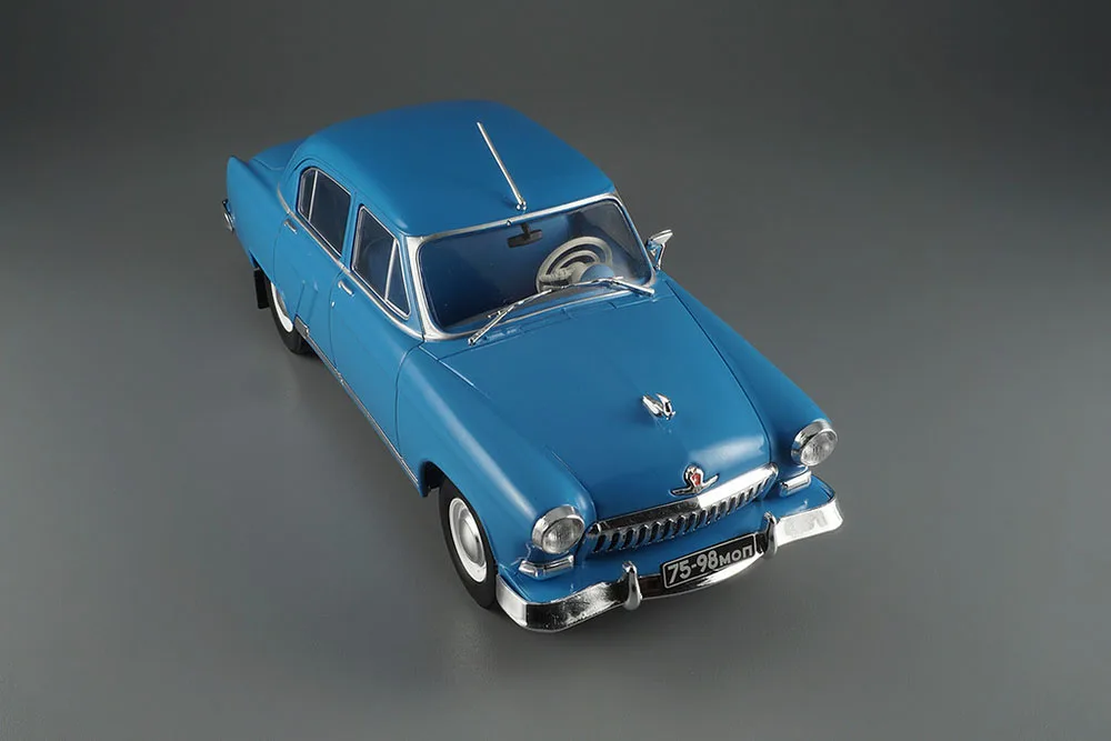 GORKY 21I VOLZHSKY CAR 1957 BLUE (USSR RUSSIAN) LEGENDARY SOVIET CARS #1 | ГОРЬКИЙ 21И ВОЛЖСКИЙ АВТОМОБИ Игрушки и