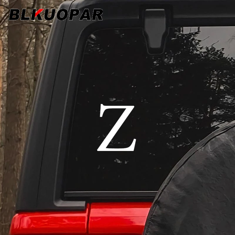 BLKUOPAR для Zeta греческие буквы простые наклейки вырезанные солнцезащитные