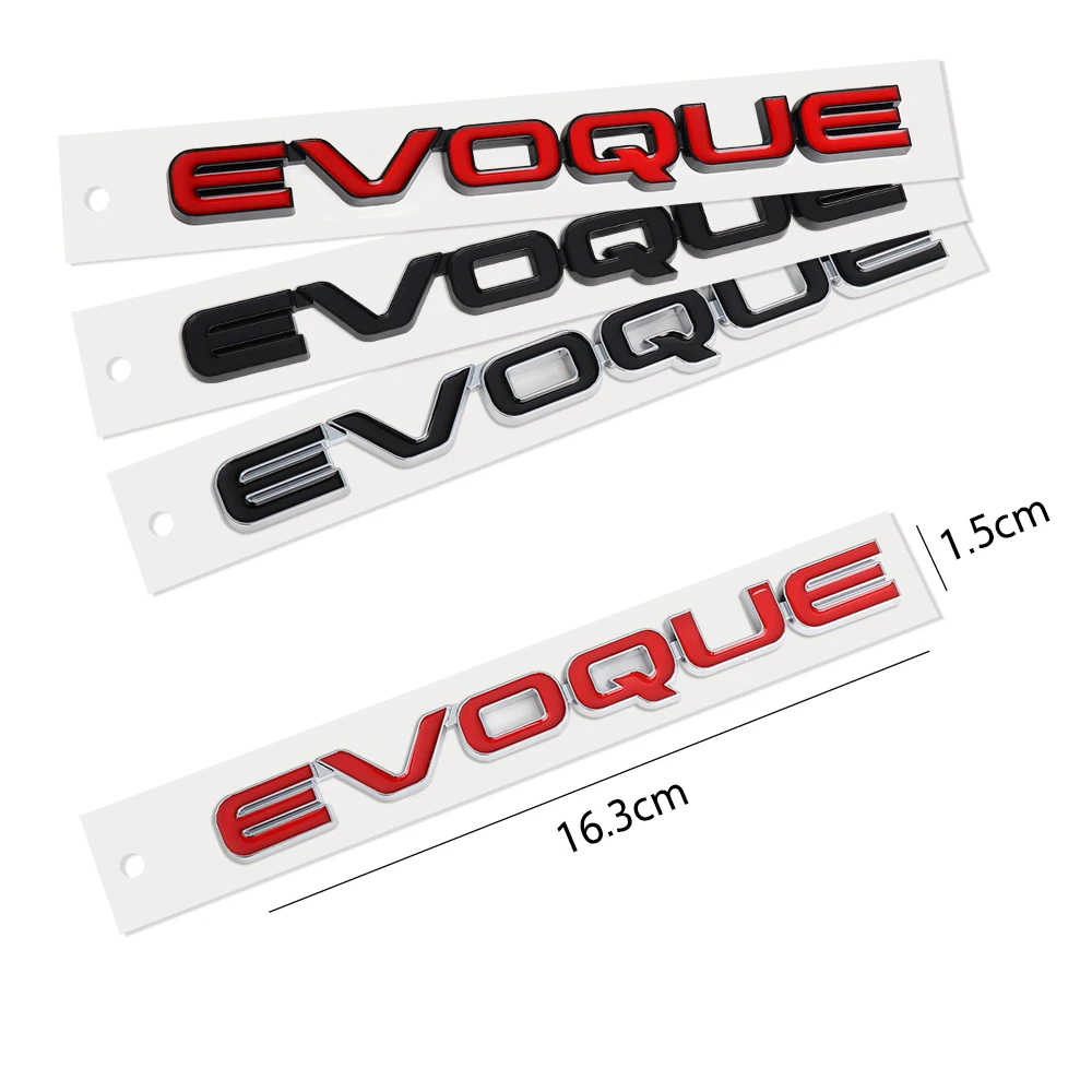 ABS автомобильный Стайлинг кузова боковое крыло задний багажник Evoque значок