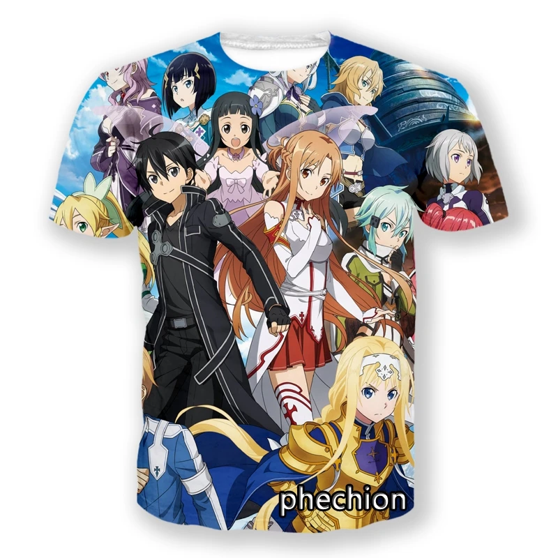 Футболка phechion с коротким рукавом для мужчин и женщин модная спортивная рубашка