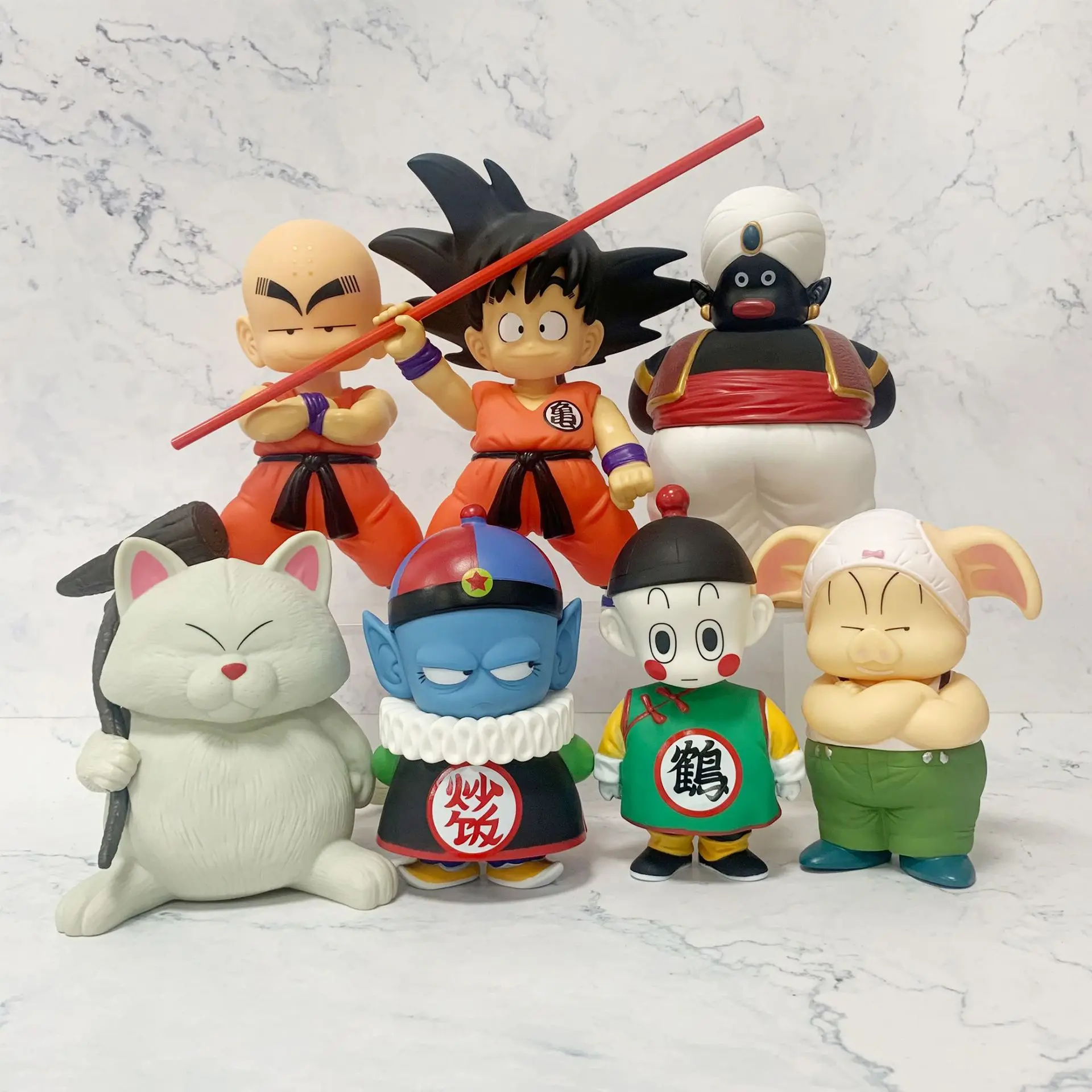 Фото New Dragon Ball Z Figure Karin Sama Cute Standing Anime PVC Figure DBZ Karin Sama Goku Vegeta Oolong Super Saiyan Model Toy Doll №1