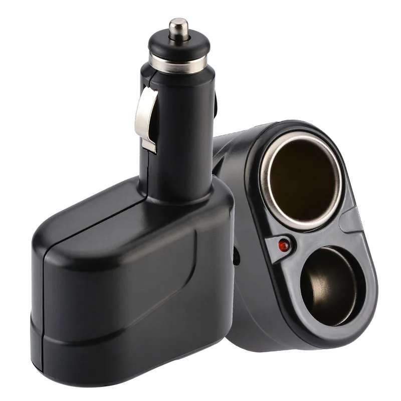 2 Way Dc 12v 24v 5a Car Charger Cigarette Lighter Double Power Adapter Splitter Socket