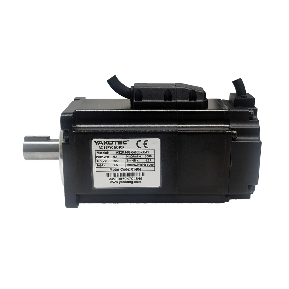Новый и оригинальный тормозной серводвигатель YAKO AS2MJ-06-0430B-G341 220 В переменного
