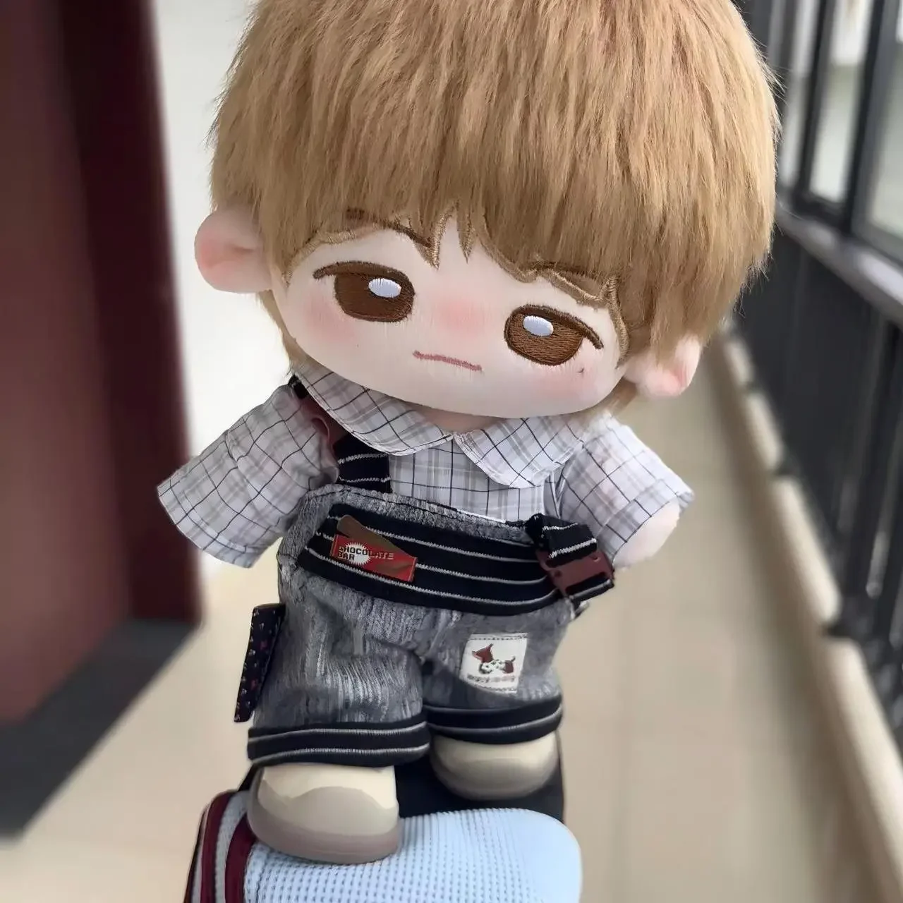 Фото Мягкая кукла WOOZI Kpop Idol 20 см: Красивые парни для переодевания, хлопковая кукла, подарок для детей и фанатов №2