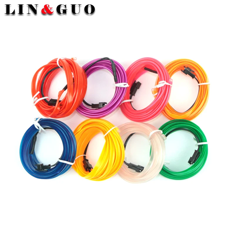 Новый стиль светлый неоновый гибкий трос EL водонепроницаемая светодиодная лента