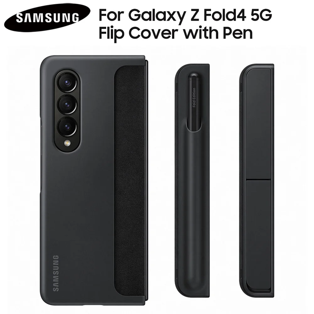 Cena Samsung Oficjalna Galaxy Z Fold4 Stojąca Okładka Z Długopisem Do Samsung Galaxy Z Krotnie 4 5G Oryginalna Obudowa Ochronna Telefonu