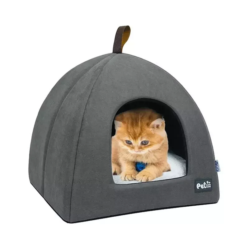 

Pet Dog Tent House Foldable Dog Enclosed Tent Bed Indoor Folding Portable Cozy Bed Kennel For Small Dogs Puppy Cats