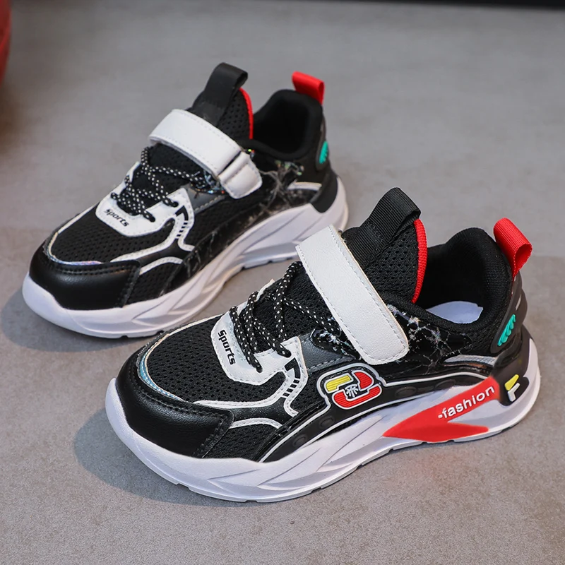 2022 Spring and Autumn Girls' Sneakers Girls' Mesh Breathable Light Mesh Shoes Running Travel Shoes Boys' Mesh Running Shoes