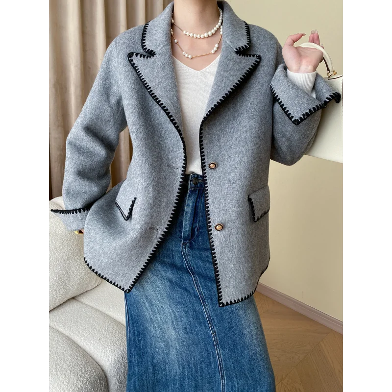 Рисунок 2 - Белое, серое двухстороннее шерстяное