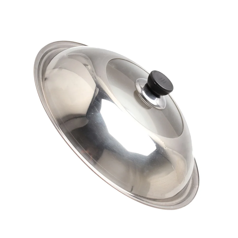 

Cover Lid Pot Pan For Basting Steel Griddle Stainless Cooking Lids Covers Universal Dome Wok Food Blackstone Visible Outdoor