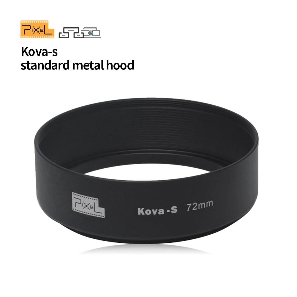

37mm/40.5mm/43mm/46mm/49mm/52mm Pixel Metal Lens Hood Dslr Accessories Things for Canon Nikon Sony Photo Cameras Photography