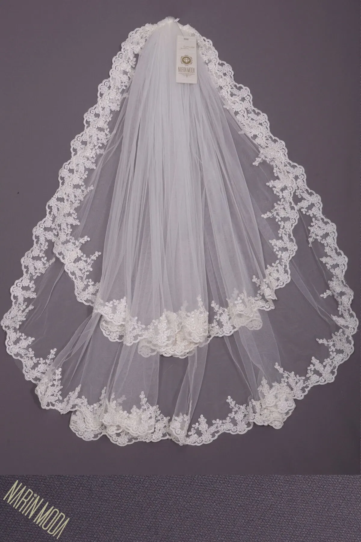 

Bridal Accessories Double Layer Tulle Lace Wedding Wedding Handmade For Bride And Bridesmaids