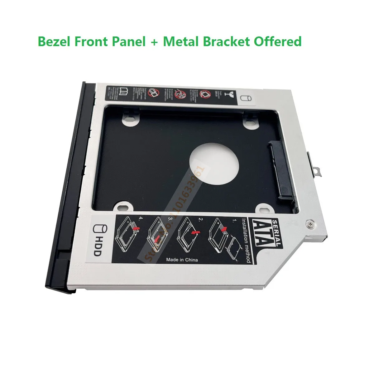 

with Bezel Panel Faceplate SATA 2nd Hard Drive HDD SSD Optical Caddy Frame Bracket for Lenovo ThinkPad P70 P71