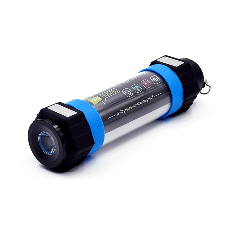 

2600Mah Portable IP68 Waterproof Power Bank Outdoor Flash Light Insect-Repelling Lamp Emergency Warning Light Tail