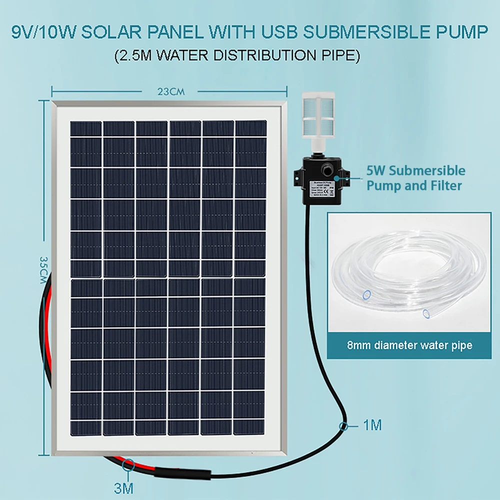 

Fish Pond Fish Tank Solar Submersible Pump Aquarium Circulating Filter Aeration Fish Tank Rockery Water Pumping Outdoor Fountain