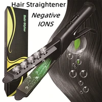 hair straightener iron ceramic tourmaline ionic flat iron temperature adjustment anti static hair curling iron hair styling tool