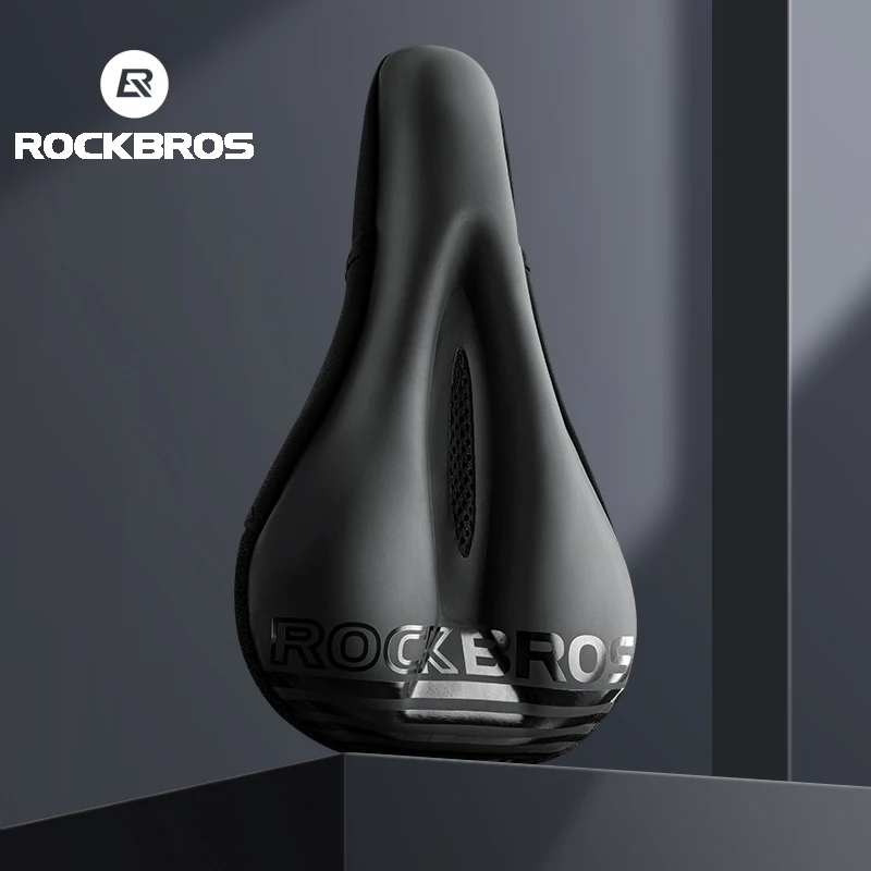 

Чехол для велосипедного седла Rockbros, мягкая дышащая подушка из жидкого силикона, утолщенная Противоударная защита для горного велосипеда, аксессуары 2023